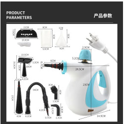 BALASHOV Potente limpiador a vapor portátil para todas las superficies